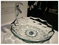 niesamowita szklana umywalka