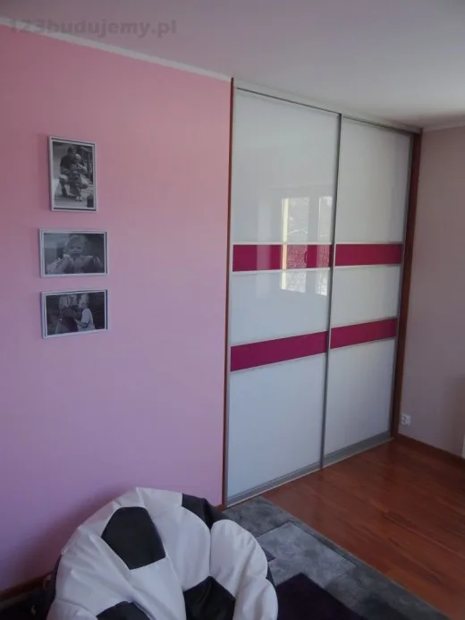 Drzwi przesuwne lacobel połysk, szafa wnękowa