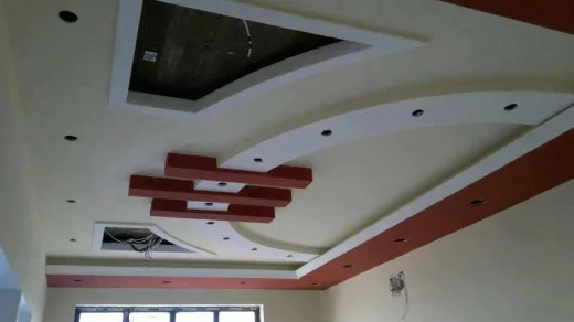 Fantazyjny nowoczesny sufit, nietuzinkowy design