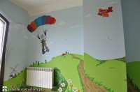 wesołe ściany w pokoju dziecka