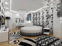 Sypialnia w stylu glamur  Wnętrza – Inspiracje