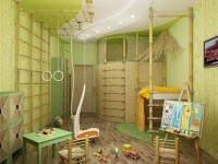 Pokój dla dziecka w tonacji zieleni