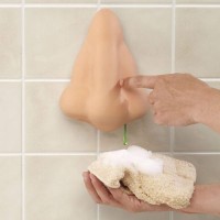 pojemnik na mydło do łazienki  w kształcie nosa
