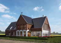 LK&1196 to projekt domu jednorodzinnego stworzony na potrzeby konkursu na opracowanie projek ...