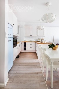 Mieszkanie w stylu skandynawskim – kuchnia / jadalnia
