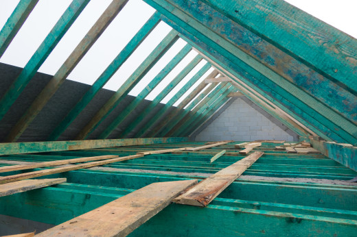 konstrukcja dachu krokwie jętki płatew murłata