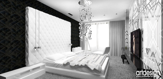 nowoczesna sypialnia | LOOK #11. Wnętrza apartamentu