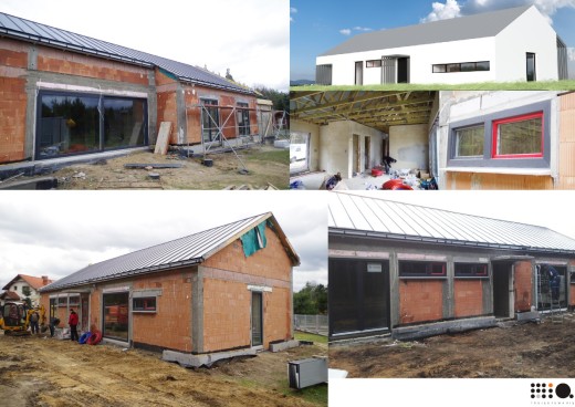 Projekt i realizacja budynku jednorodzinnego w Bieruniu, Projekt: 2015r, Realizacja 2015r, Archi ...