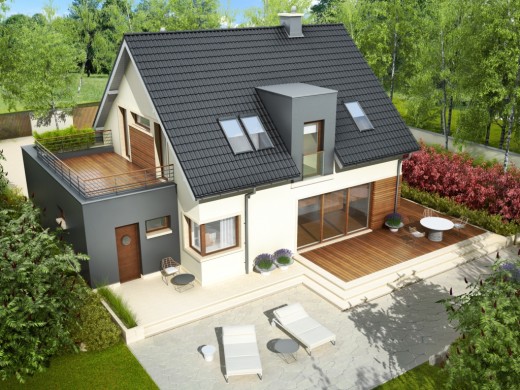 DOM.PL™ – Projekt domu AC Mati G1 CE – DOM AF1-19 – gotowy projekt domu