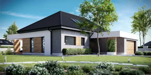 Projekt domu CPT Koncept 29 – DOM CP1-33 – gotowy projekt domu