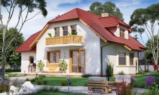 Projekt domu PWD BW-10 wariant CE – DOM PW1-20 – gotowy projekt domu