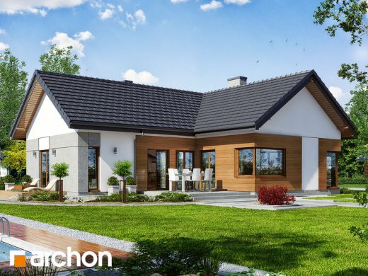 Projekt domu Dom w galach z oferty ARCHON+ to idealny projekt dla wszystkich, którzy szukają