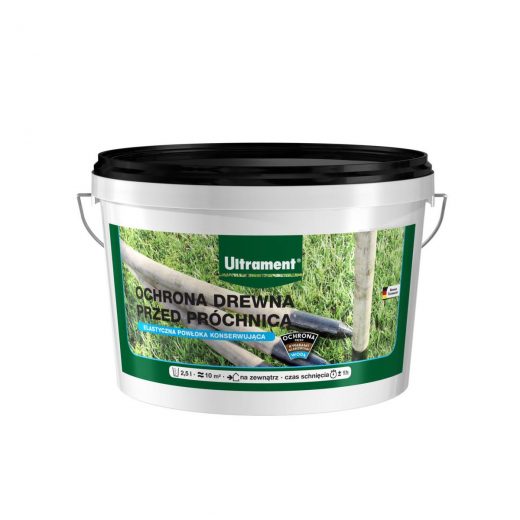 „Ochrona drewna przed próchnicą” niemieckiej marki Ultrament to produkt bitumiczny przeznaczony  ...