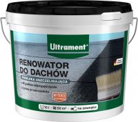 Renowator do dachów Ultrament to cienkowarstwowa powłoka bitumiczna, która przedłuża żywotność p ...