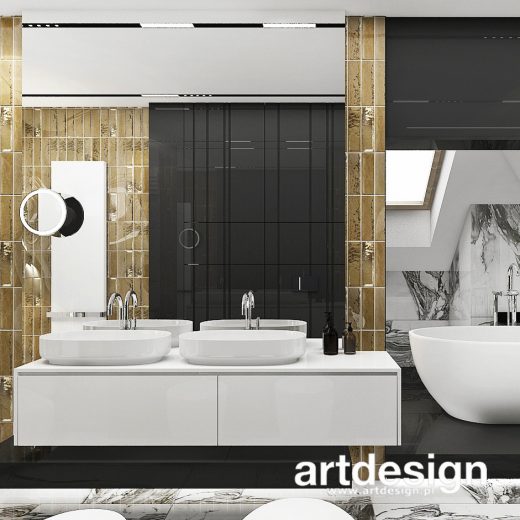 Wymarzona łazienka, a może pokój kąpielowy? Wygodne wnętrze, efektowny design, efektowne materia ...