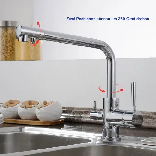 Es gibt vier Haupttypen von Wasserhähnen, nämlich Kupfer, PVC, Gusseisen und Edelstahl