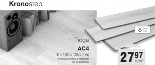 Panele Tioga – prezentują się zupełnie, jak prawdziwe drewno. Plus za nowoczesny i minimal ...