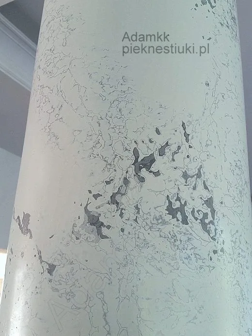 Stiuki piękne 3D marmoryzowane porcelanowe,marmurowe,alabastrowe.Adamkk Dawne i nowe techniki