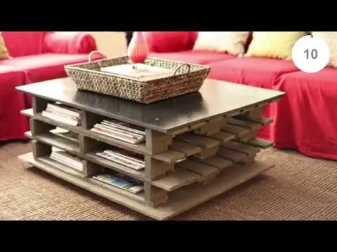 10 kreatywnych projektów stolików kawowych DIY