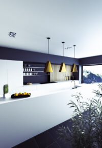 Nowoczesna kuchnia to przestrzeń, która odzwierciedla minimalistyczny i funkcjonalny design. Cha ...