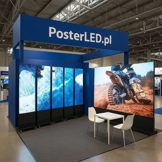 Wynajem ekranów LED Poster na targi, eventy i wydarzenia. Kompleksowa oprawa multimedialna